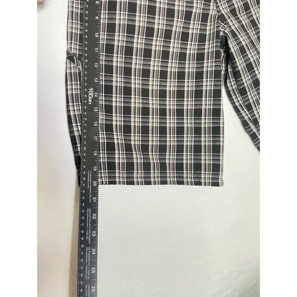 Genuine Dickies Mens Black White Plaid Cargo Shorts Utility Skater Y2K - Picture 3 of 7